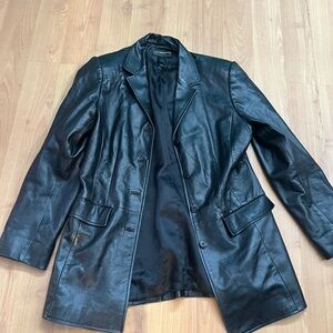 Liz Claiborne Black Leather Jacket
